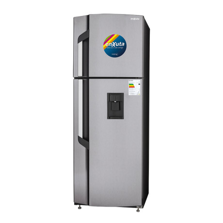 Heladera con Freezer Enxuta 275 L Frío Seco Water Dispenser Gris Inox
