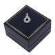 Colgante en oro 18k blanco y brillantes Colgante en oro 18k blanco y brillantes