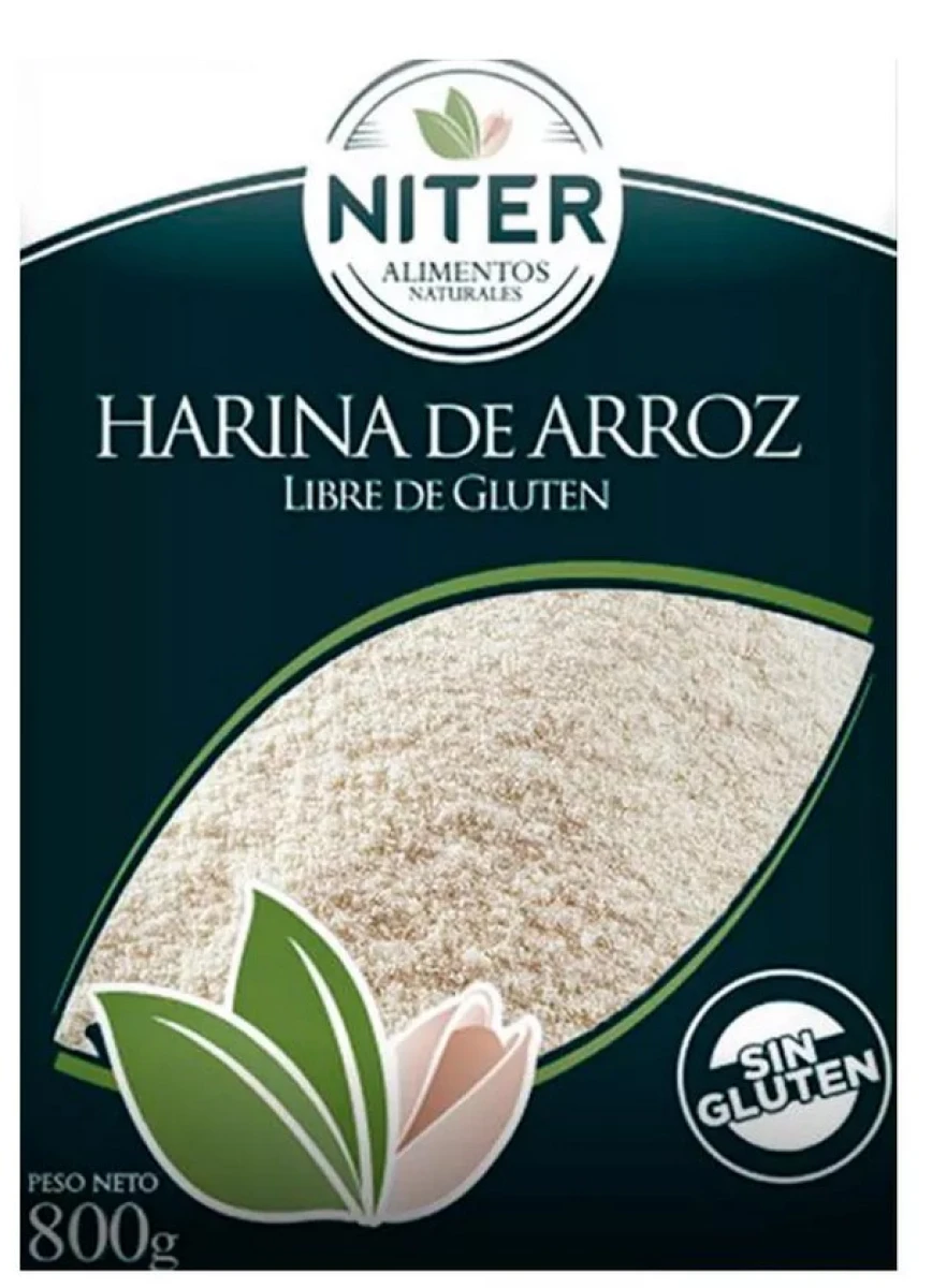 HARINA DE ARROZ S/GLUTEN NITER 800G 