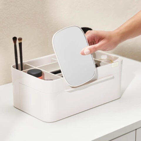 Organizador de Cosméticos Joseph con Espejo Removible Organizador de Cosméticos Joseph con Espejo Removible
