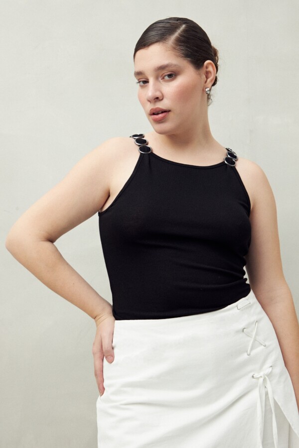 TOP LUCREACIA Negro