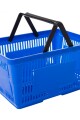 Canasto Plástico De Mano Azul Canasto Plástico De Mano Azul