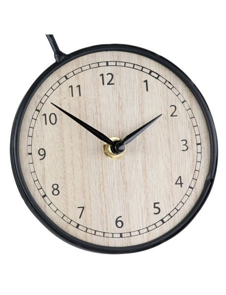 RELOJ DE MESA BICICLETA DE METAL 8x35x22CM NEGRO RELOJ DE MESA BICICLETA DE METAL 8x35x22CM NEGRO
