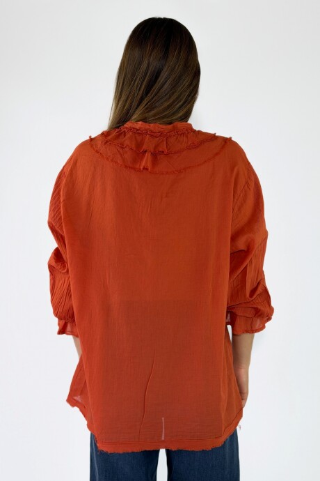 BLUSA MARINO Terracota