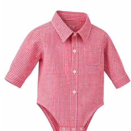 Camisa Body cuadrille rojo