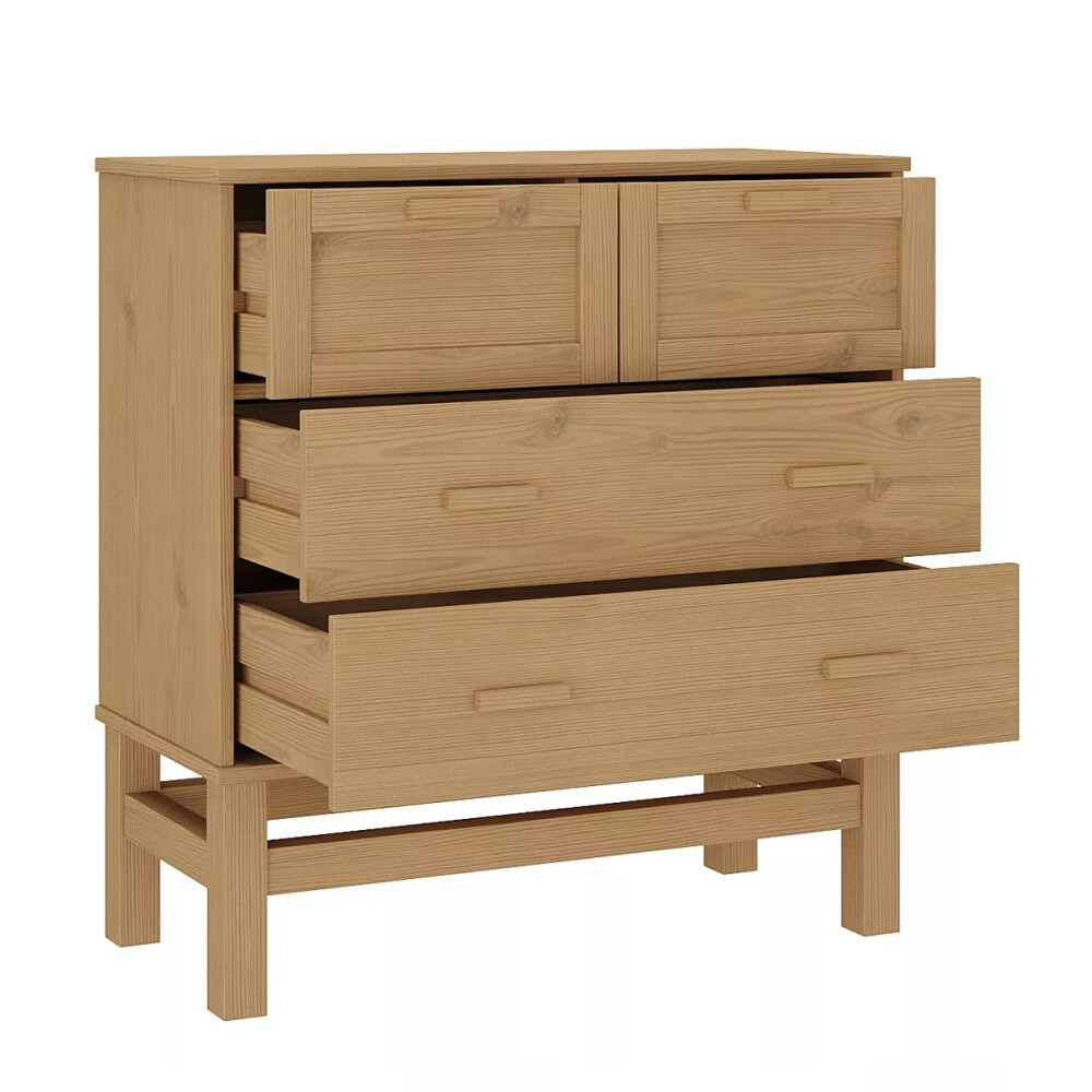 CÓMODA CAJONERA GUARDARROPA 4 CAJONES EN MADERA MACIZA CÓMODA CAJONERA GUARDARROPA 4 CAJONES EN MADERA MACIZA