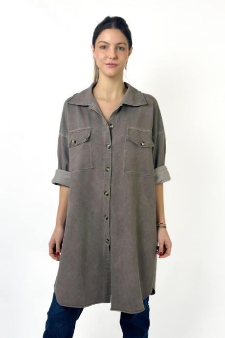 CAMISOLA BIANCA GRIS