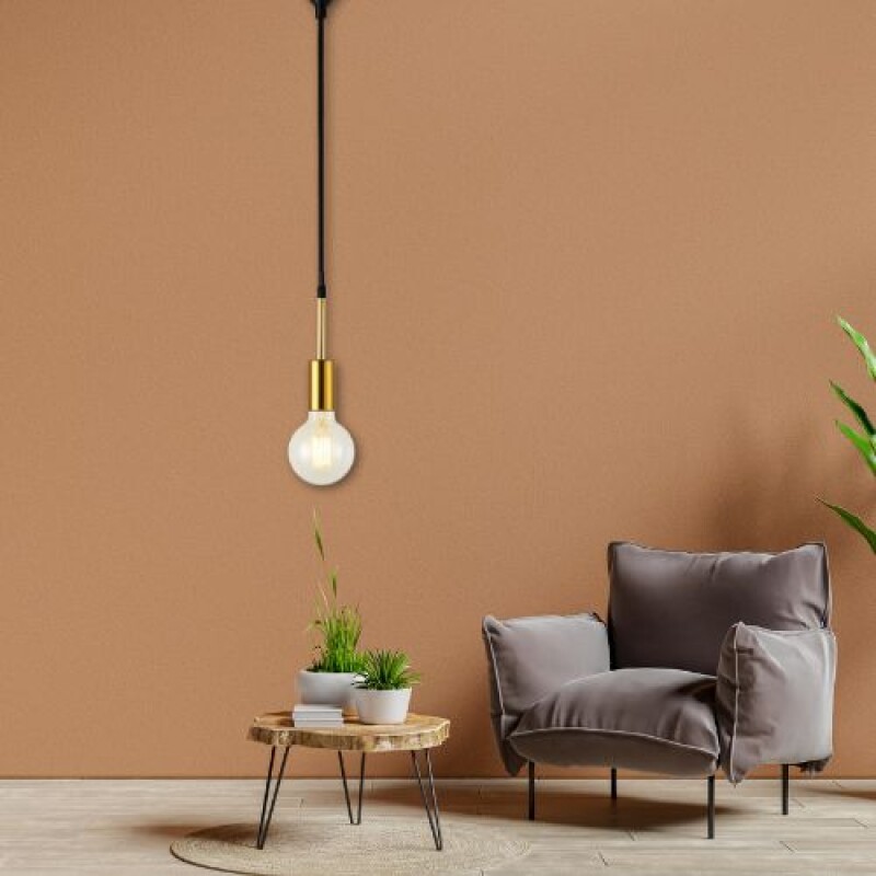ARTEFACTO COLGANTE DECORATIVO NUR Luminaria Colgante Nur Simple Dorada