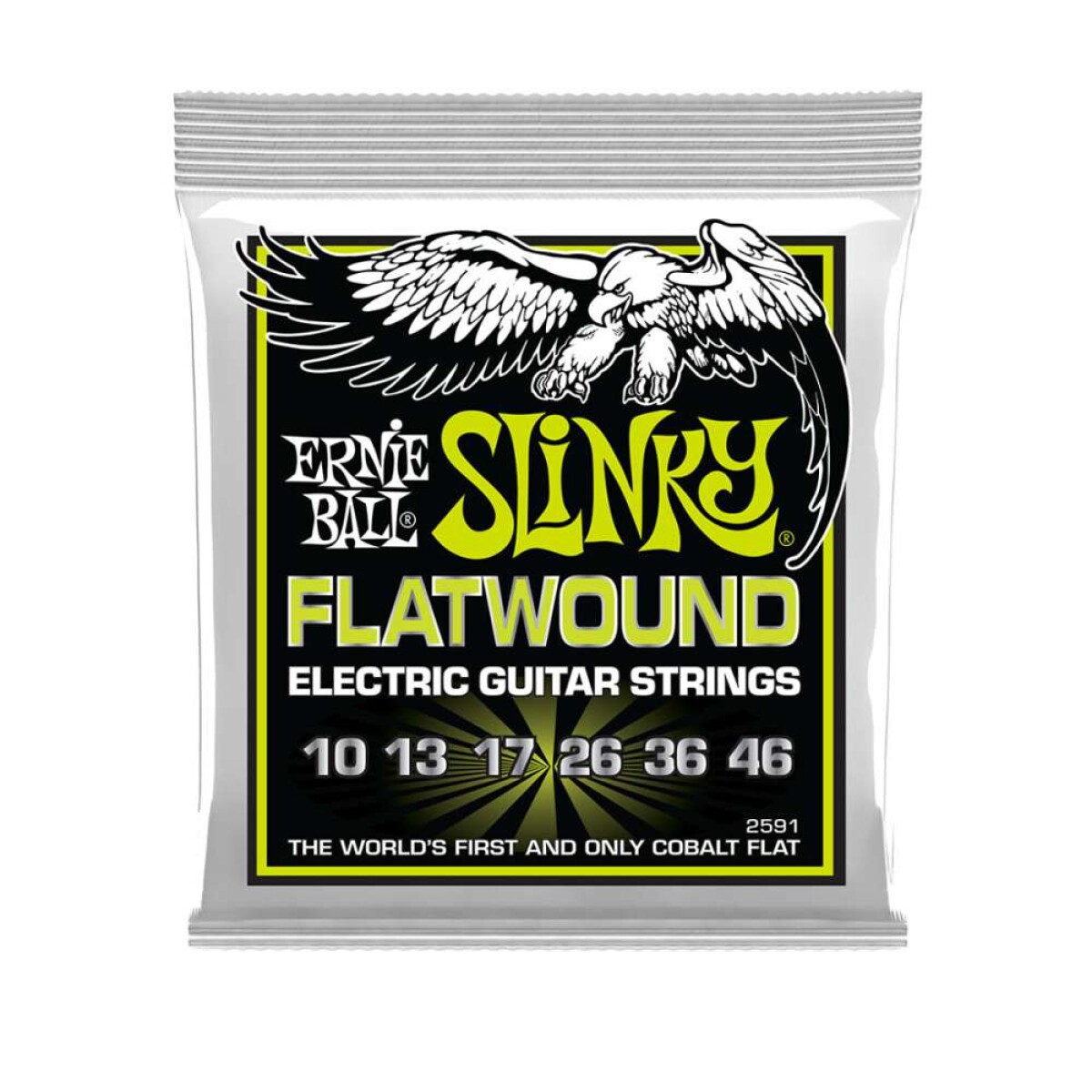 Encordado Eléctrica Ernie Ball - Flatwound Regular Slinky 0.10-0.46 