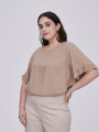 Blusa Abbas Beige Oscuro