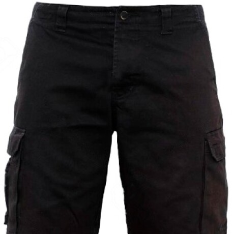 Bermuda Cargo con Spandex negra