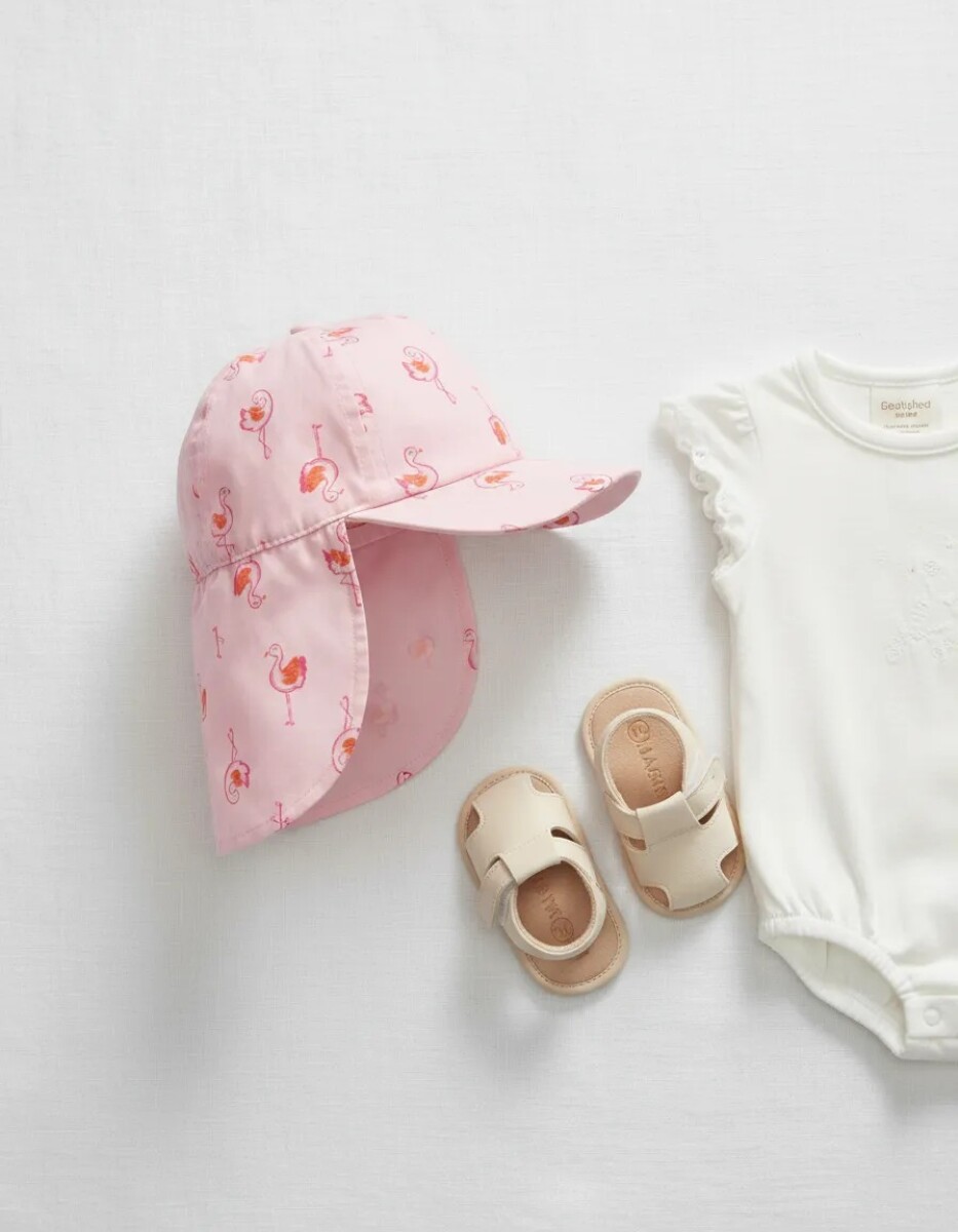 Gorro Carters con filtro UV flamencos rosa 