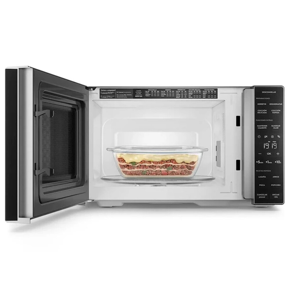 MICROONDAS ELECTROLUX 25-LITROS GRIS EMDY25S0MXM 25L