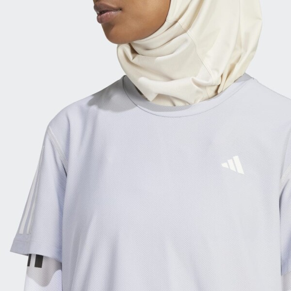 Remera Adidas Own The Run Gris