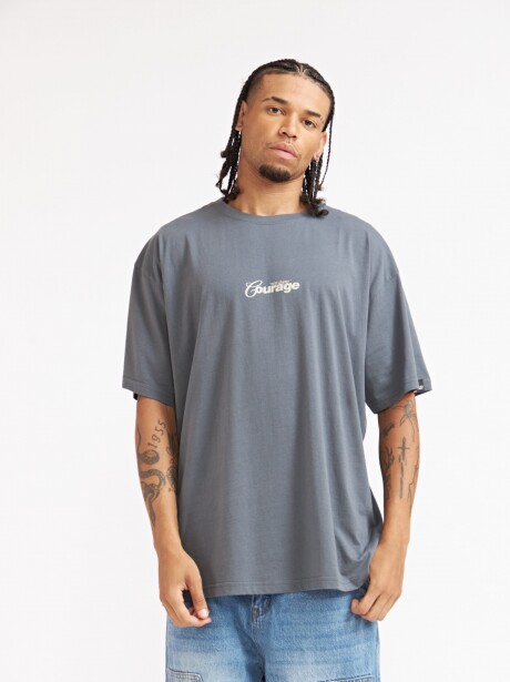REMERA OVERSIZE COURAGE AZUL