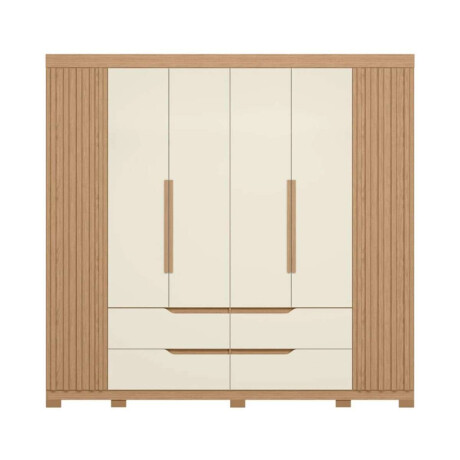 Ropero 6 puertas 4 cajones Doble Casal Beige
