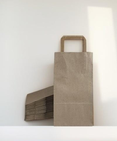 Pack x 200 - bolsa lisa 14x08x26 cm. MADERA