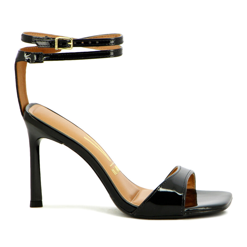 Vizzano Sandalia Una Tira C/ Pulsera Taco Fino Negro