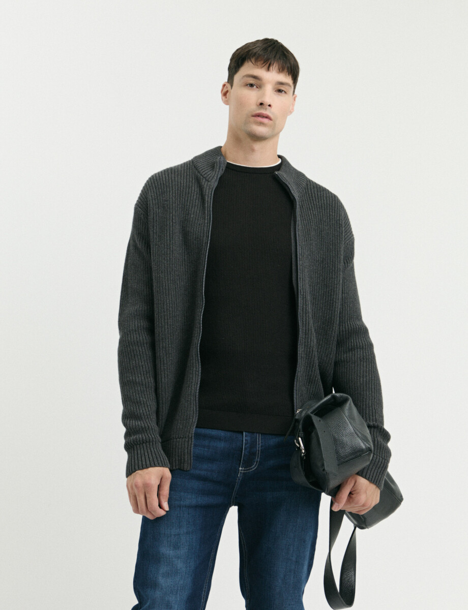 470184 CARDIGAN FERAUD Gris