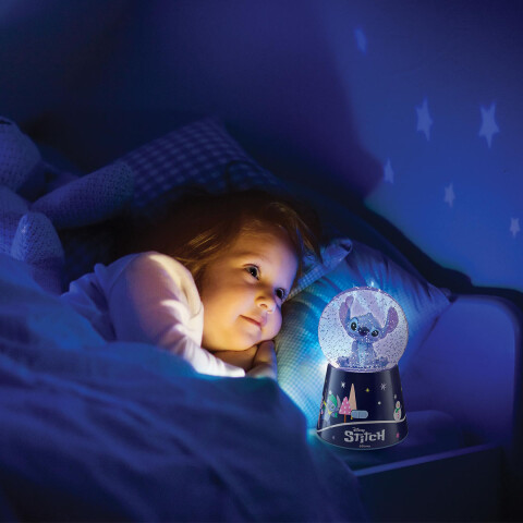 Bola de Nieve con Luz y Parlante Bluetooh Stitch Lexibook U
