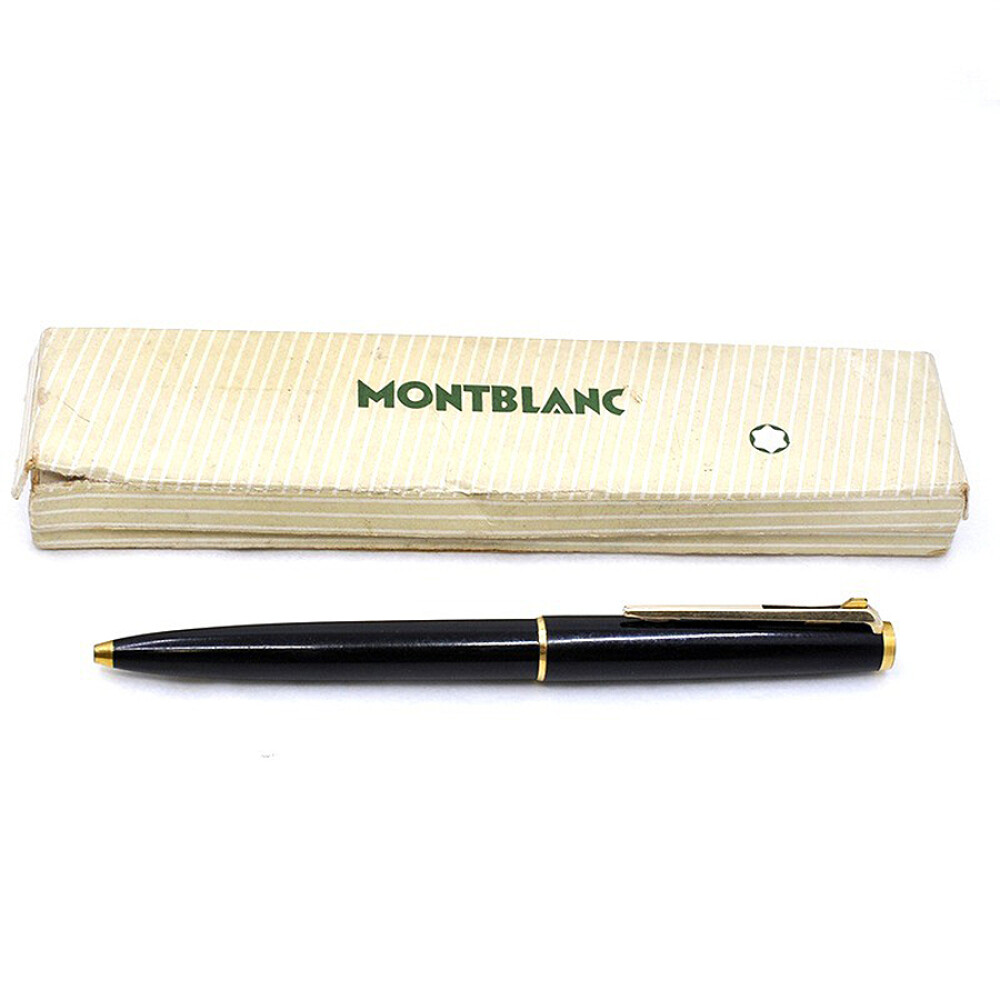Boligrafo Montblanc Antiguo, Con Estuche De Carton Original Boligrafo Montblanc Antiguo, Con Estuche De Carton Original