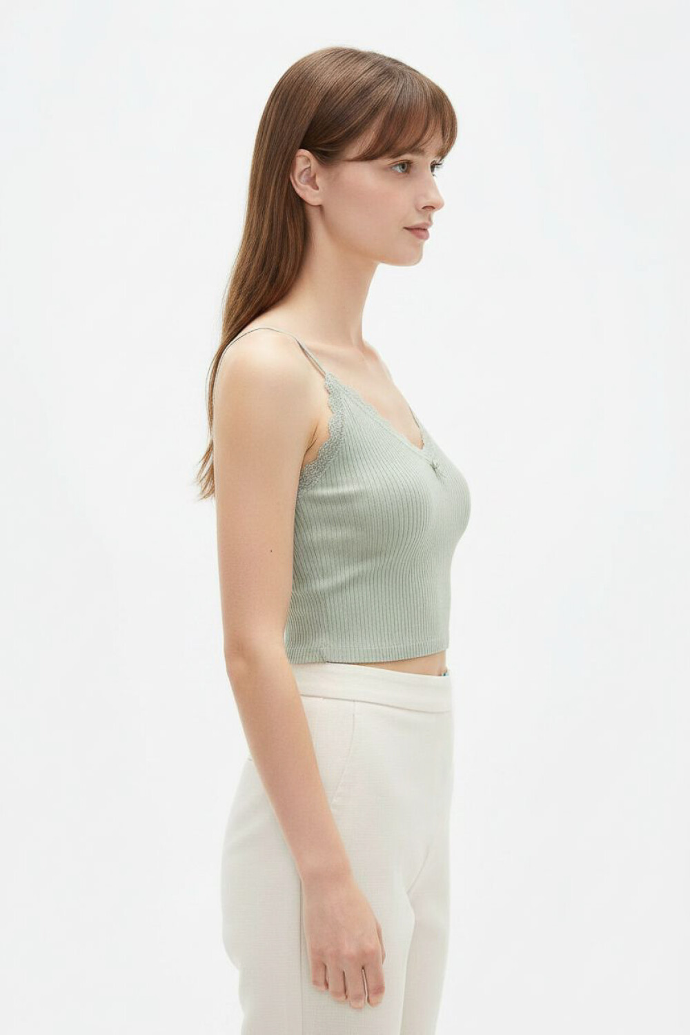 Musculosa Ophelie Verde Azulado