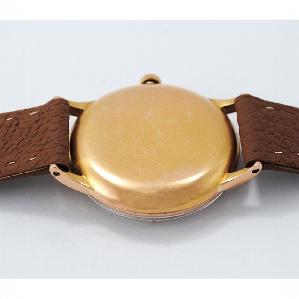 Omega Oro 18K Rosa 35 Mm Movimiento Manual Calibre R17.8 Sc. Año 1942 Omega Oro 18K Rosa 35 Mm Movimiento Manual Calibre R17.8 Sc. Año 1942