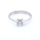 Anillo en oro 18k blanco y brillante. Anillo en oro 18k blanco y brillante.