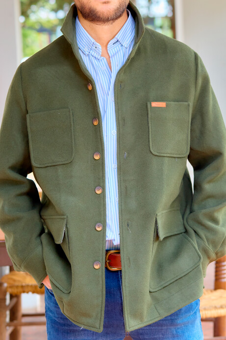 Men's Wool Cloth Coat Green