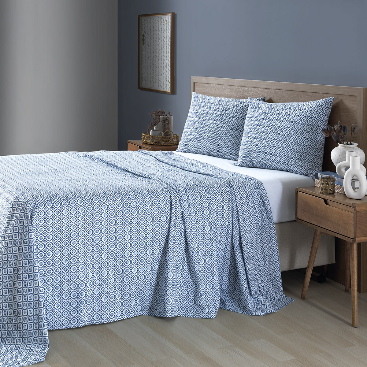 Juego Sábanas Queen Size Dohler 150 Hilos 100% Algodón - VENETO 