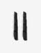 Aros Colgantes Largos Metal Aros Colgantes Largos, Espiral - Negro