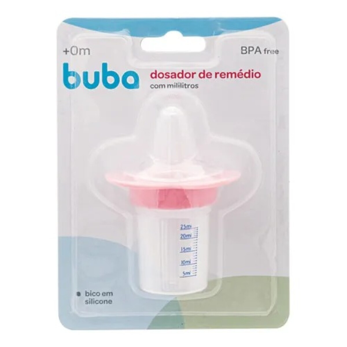 Dosificador remedio BUBA - rosado 