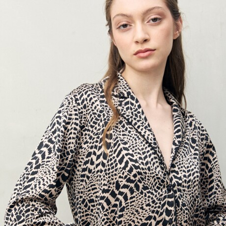 CAMISA GINGER PRINTED Animal Print