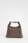 Hobo mochila con llavero removible chocolate