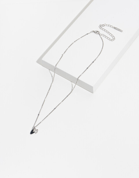 Cadena Corta con Dije Cadena Con Dijes - Plateado Rodio