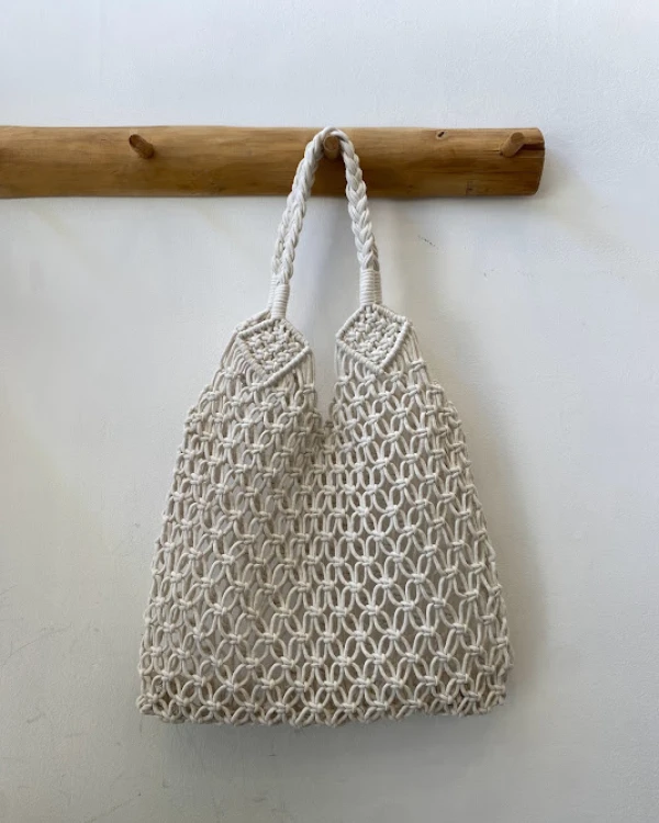 Beach bag blanco