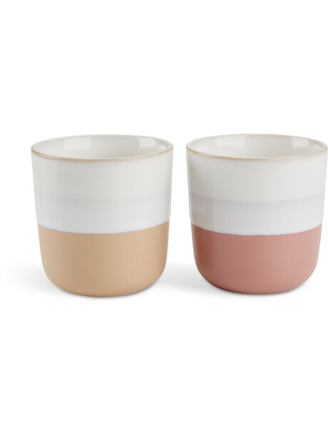 Taza FREDERIK 20cl rosa/amarillo 2uds Taza FREDERIK 20cl rosa/amarillo 2uds