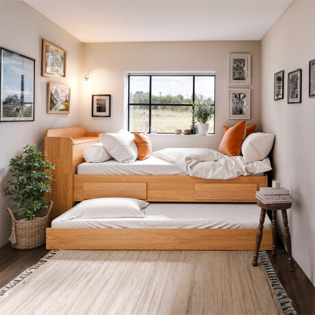 Cama marinera infantil - Onix - Con baúl - 1 Plaza Freijo