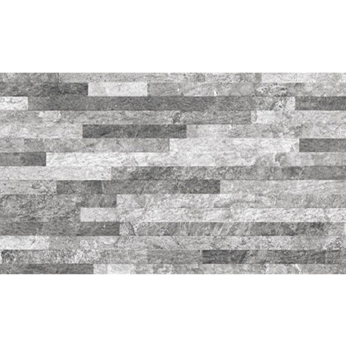 Ceramica Rectangular Mate Gris Piedra Formato 34X51 Cm 