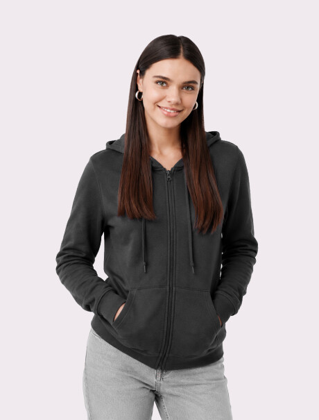 CAMPERA UNISSEX BÁSICA ADULTO GRIS OSCURO