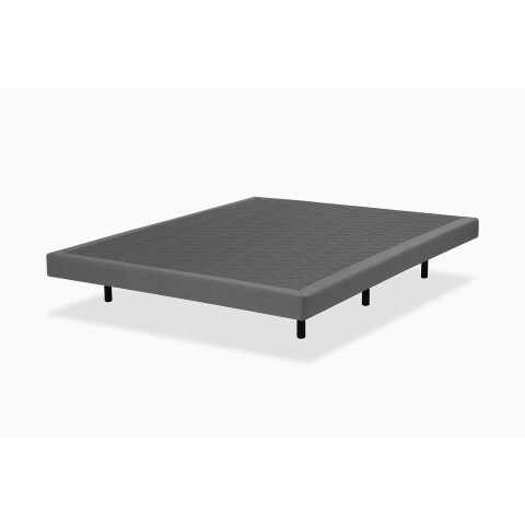 Box Float Queen 158x198x32 Lino Cinza