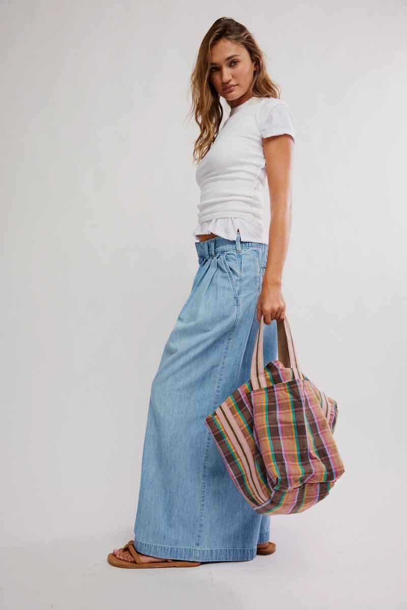 OKSANA MULTI PRINT TOTE Antilope