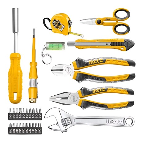 Set de 29 herramientas en caja organizadora Ingco Set de 29 herramientas en caja organizadora Ingco