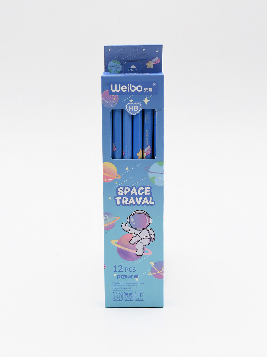 LAPICES GRAFO x 12 - AZUL PIEDRA 