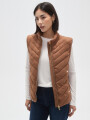 Chaleco Nibia Tostado