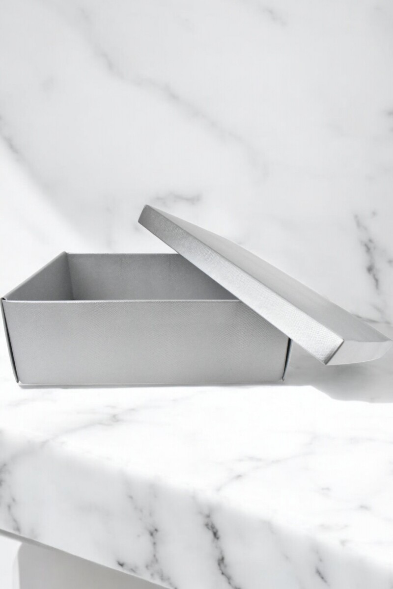 Caja + tapa easy 38x26x13 - 38774 - SKIN ARGENTO 