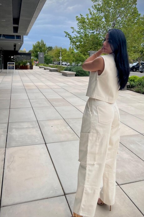 Pantalon CorIna Off White