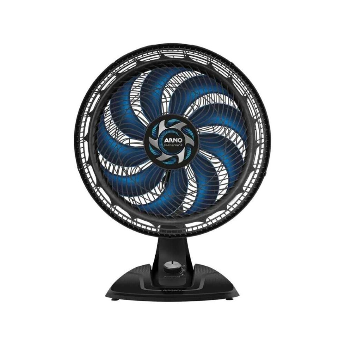 Ventilador De Mesa Arno X-Treme - Color Negro Y Azul 