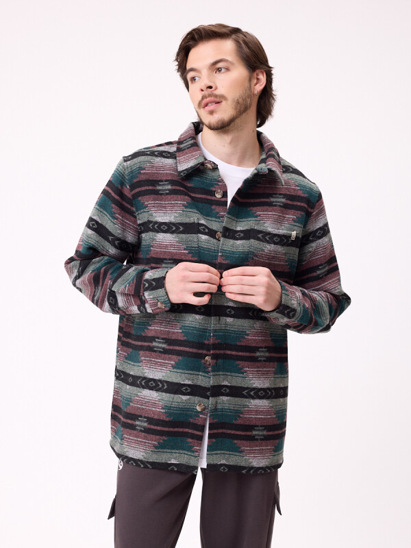 CAMISA TATON RUSTY Rosa Oscuro