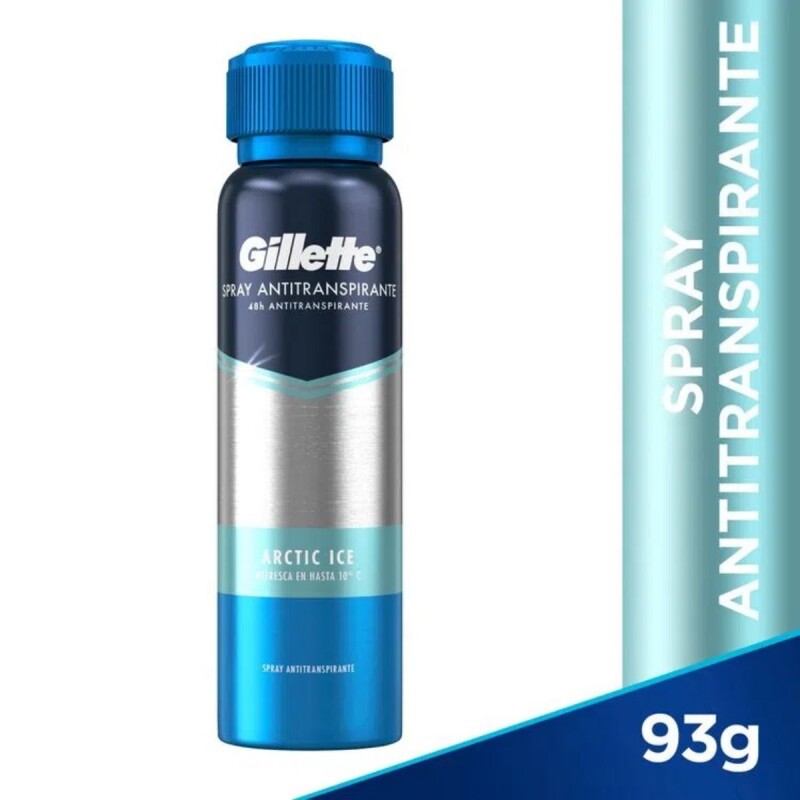 Desodorante Antitranspirante Gillette Aerosol Artic Ice 150 ML Desodorante Antitranspirante Gillette Aerosol Artic Ice 150 ML